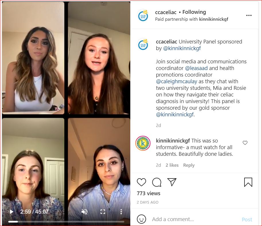CCA Instagram University Panel