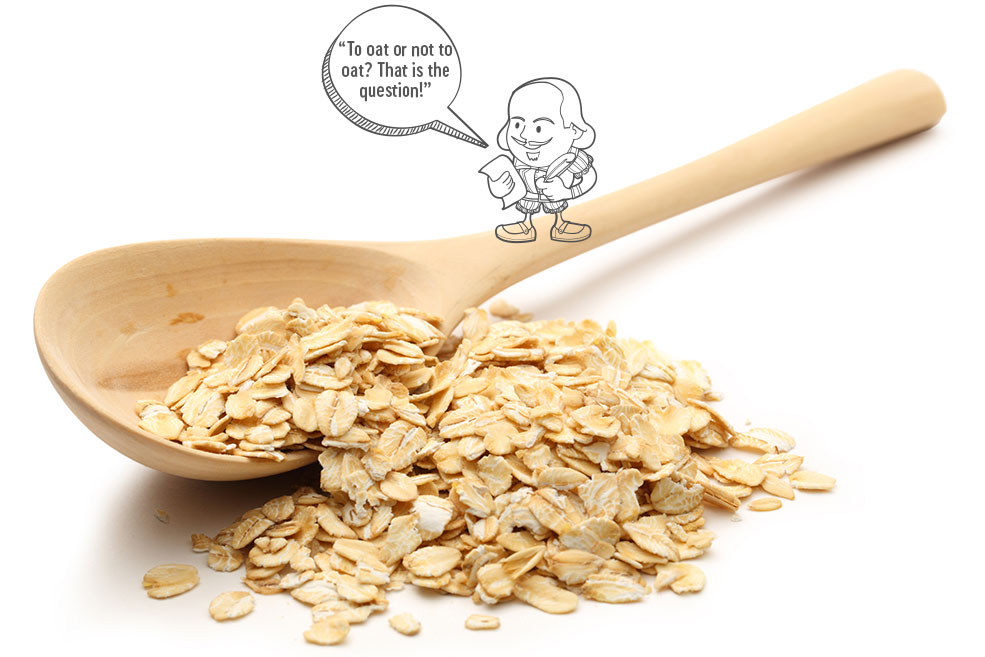 Spoon of oats