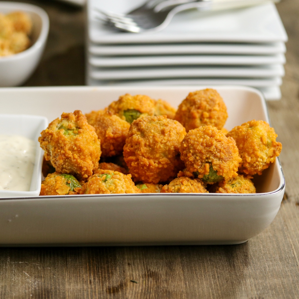 Panko Flour crusted Brussel Sprouts