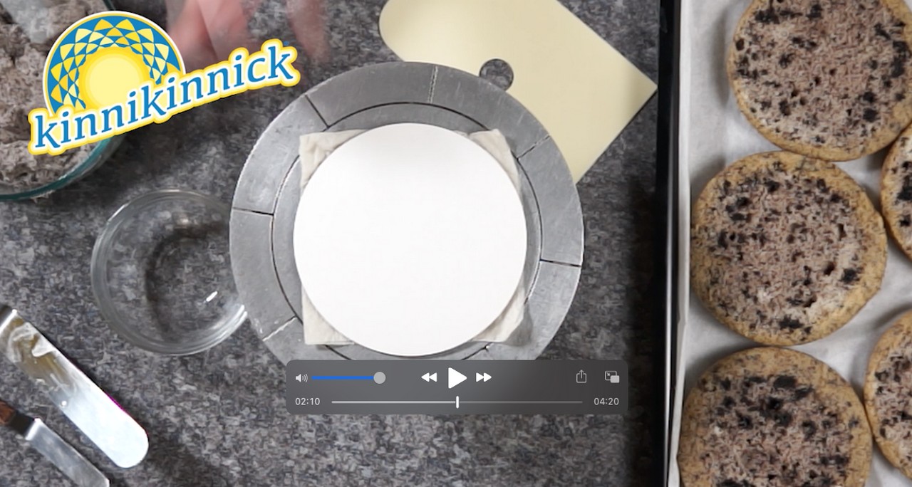 Cake Board on Lazy Susan