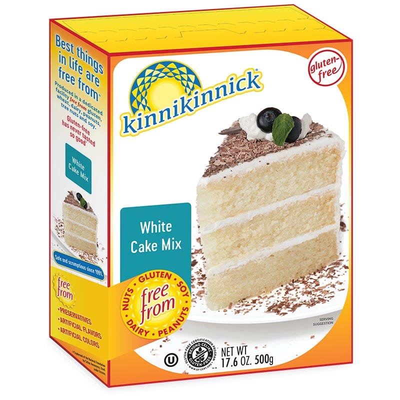 Kinnikinnick White Cake Mix 3D Box