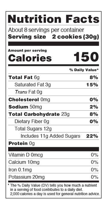 Cinnabun Fun Nutritional Facts US