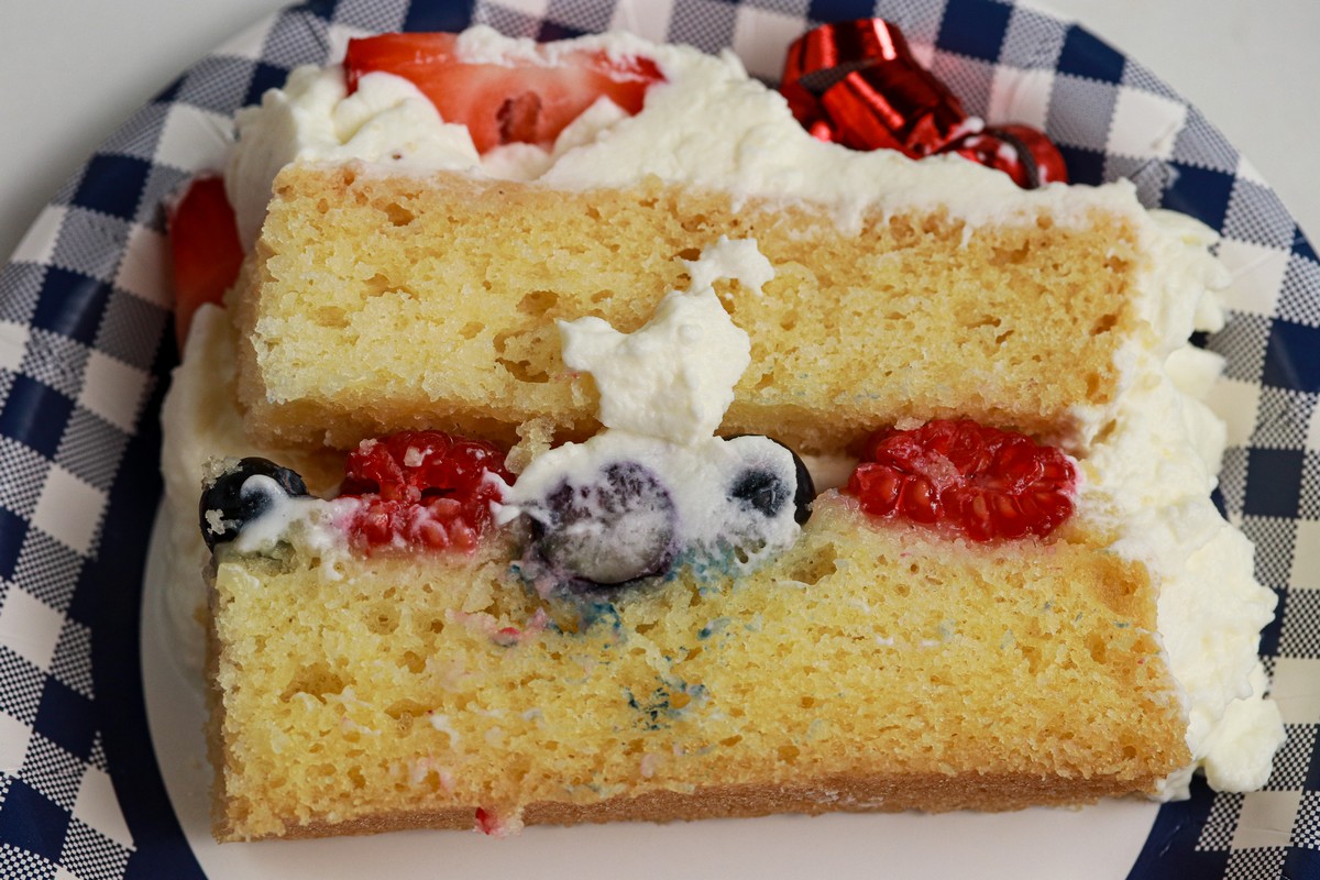gluten-free 4thJuly Celebration Cake
