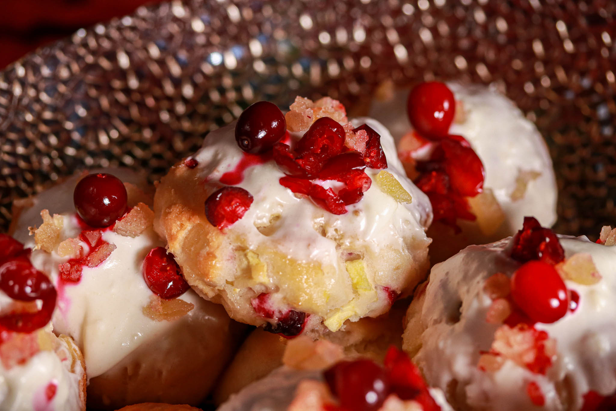 Apple Ginger Cranberry Buns 