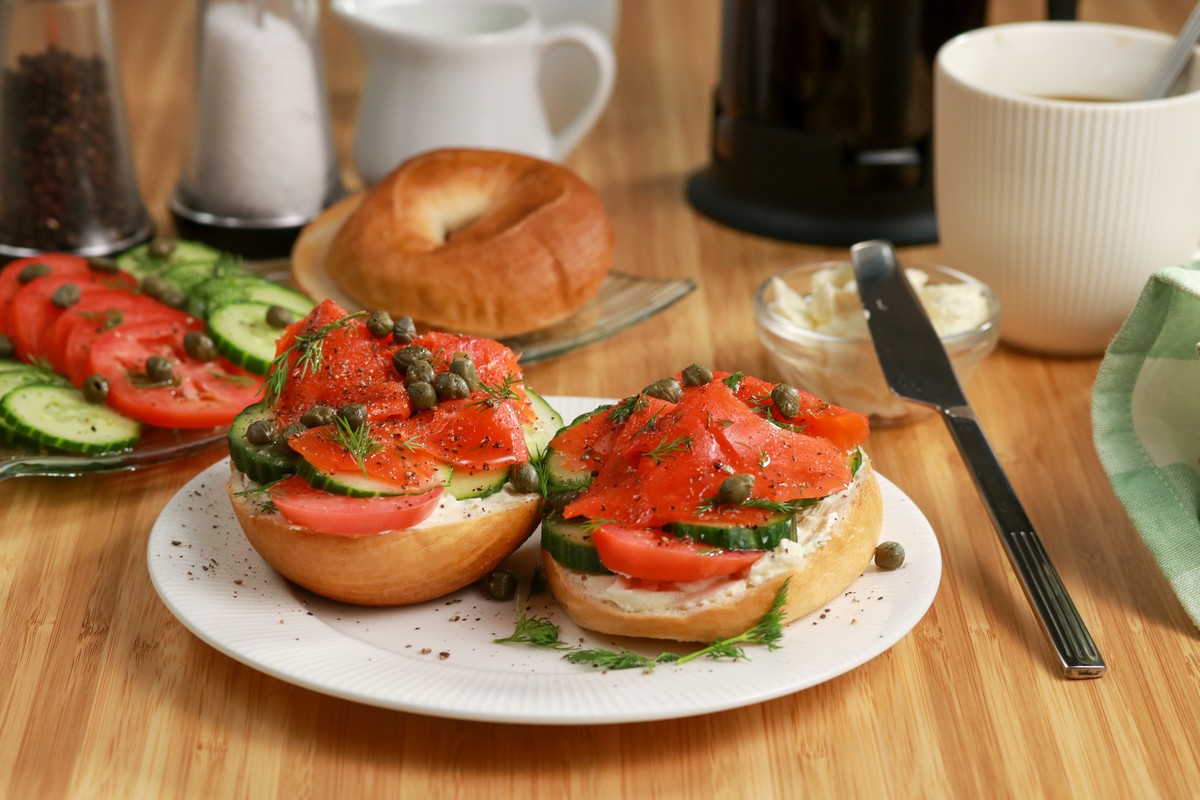Gluten-free Bagel and Lox
