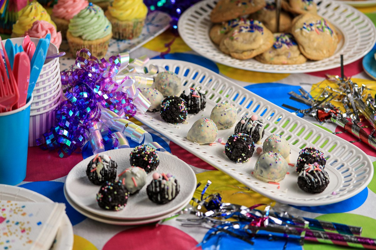 Birthday KTOOS Funfetti Truffles gluten-free