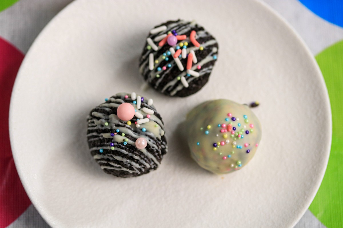 Birthday KTOOS Funfetti Truffles gluten-free