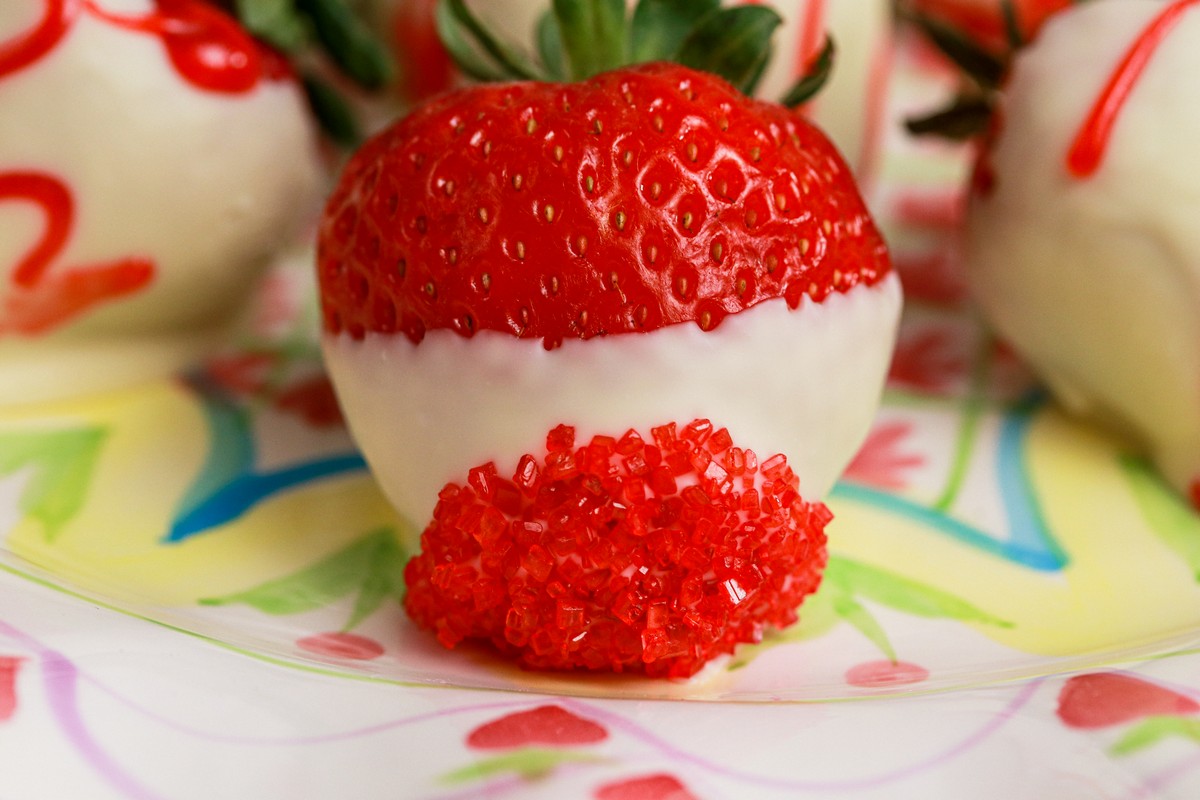 Canada Day gluten-free strawberries