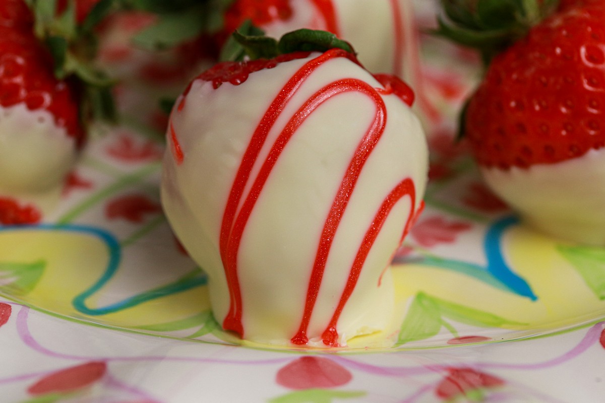 Canada Day gluten-free strawberries