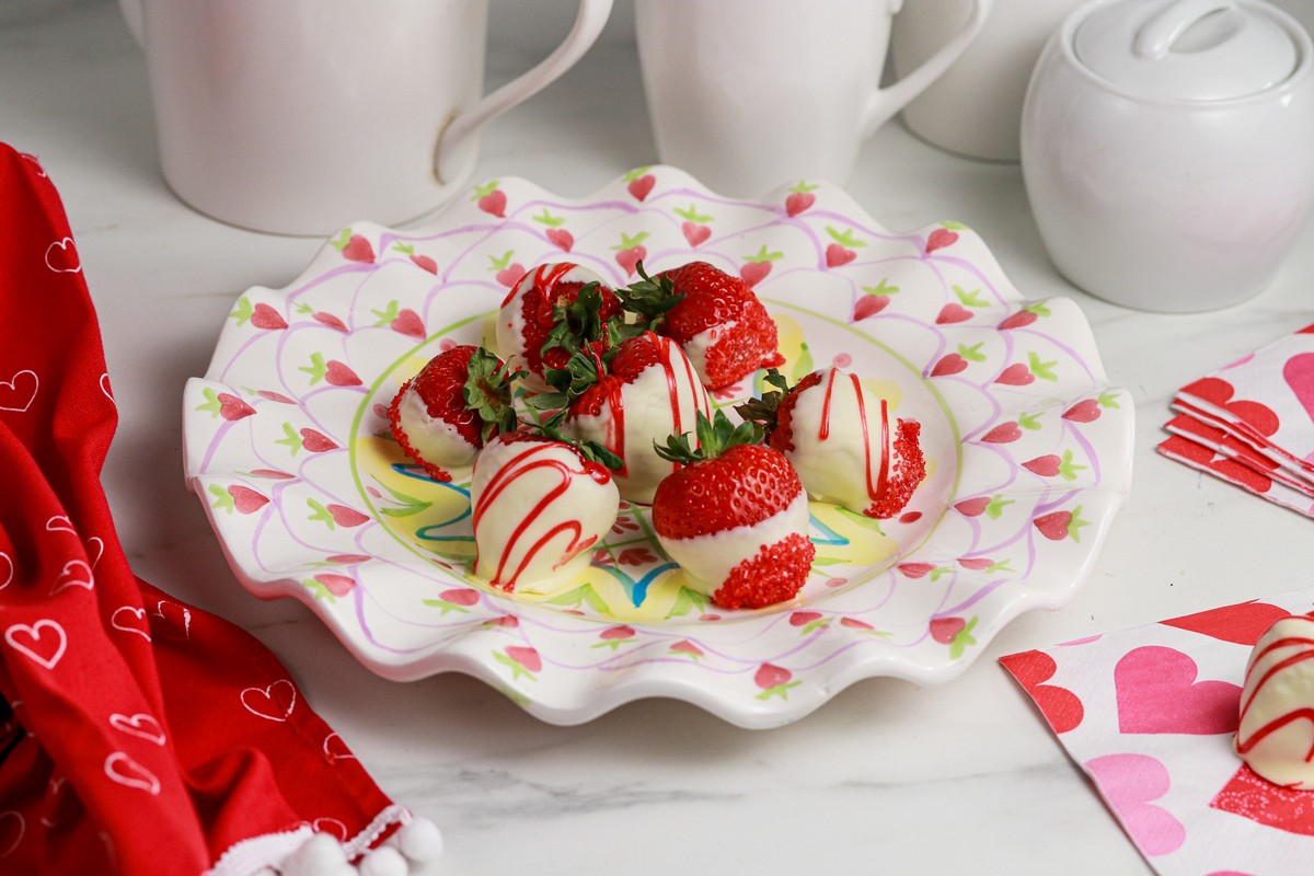 Canada Day gluten-free strawberries