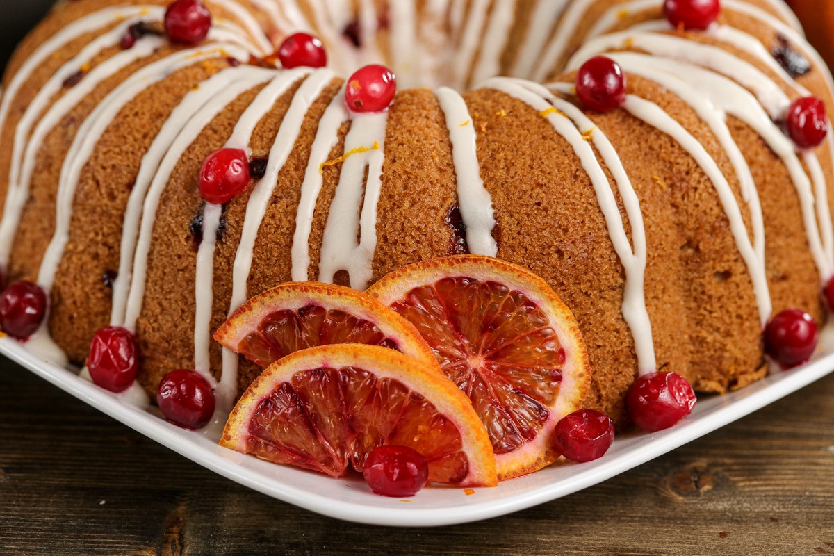 gluten-free Cranberry Orange Bundt Cake