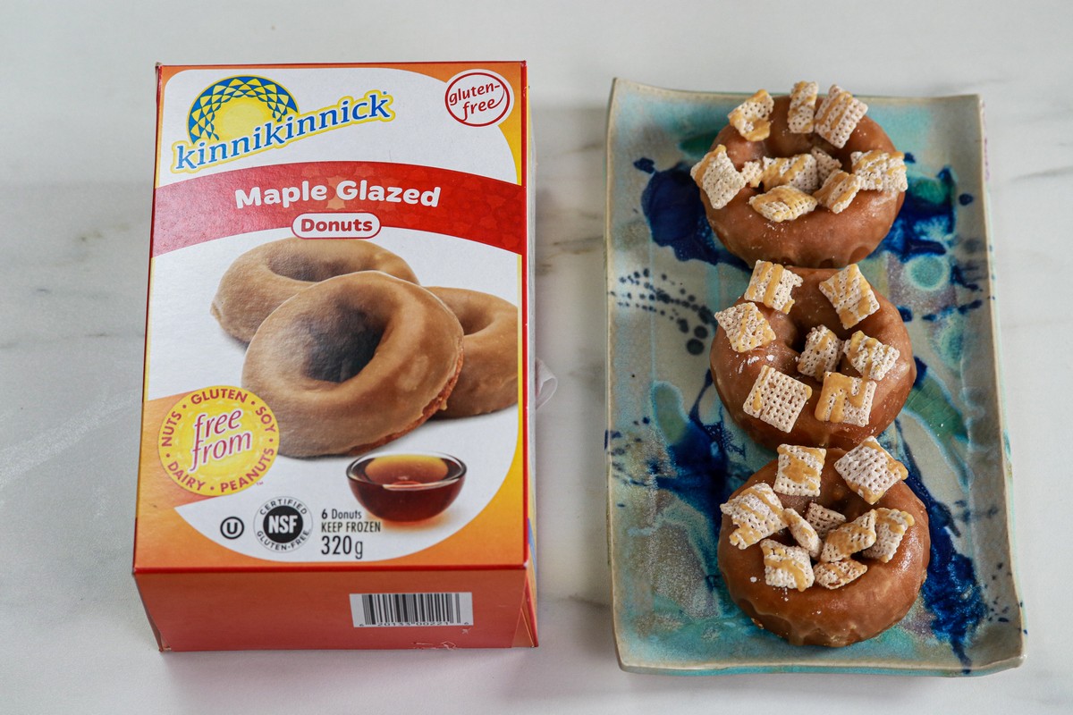 Gluten-free Cereal Crunch Maple Donuts 