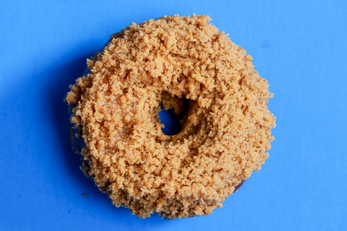 gluten-free Graham Crumble Maple Donut