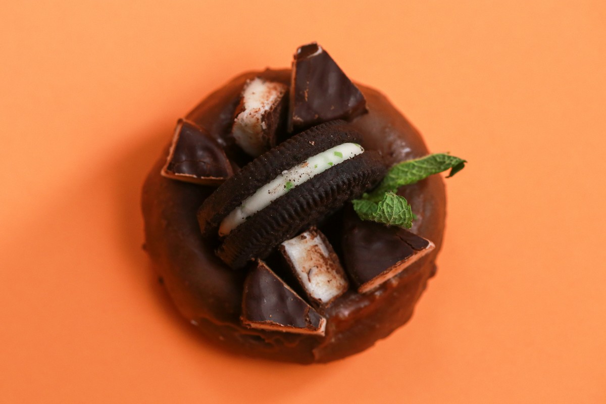 gluten-free donut Mint Magic