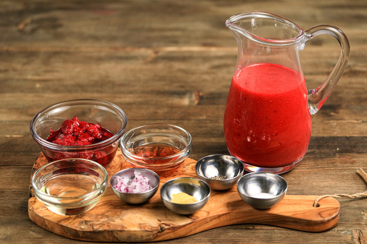 Gluten-free Raspberry Vinaigrette Dressing