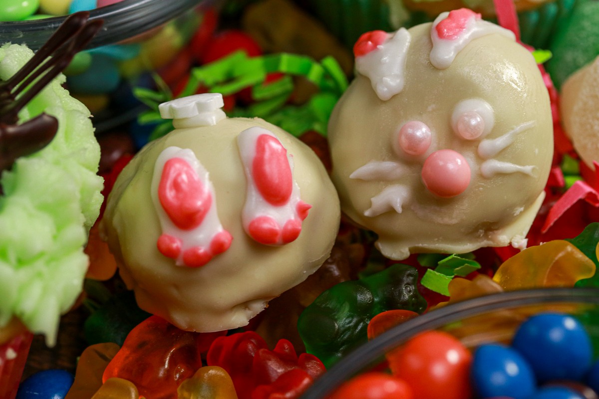 Gluten-free  Easter Bunny Truffles