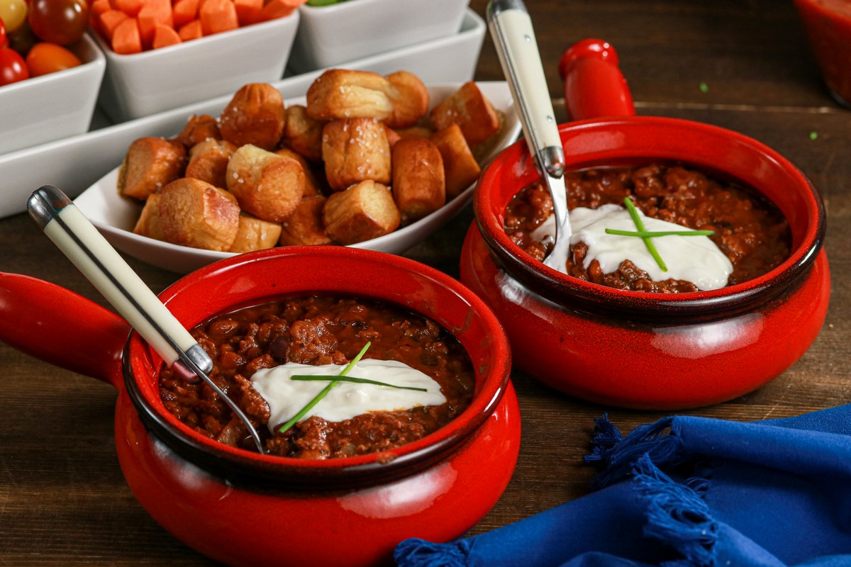 Gluten-free Chili with a hint of chocolate