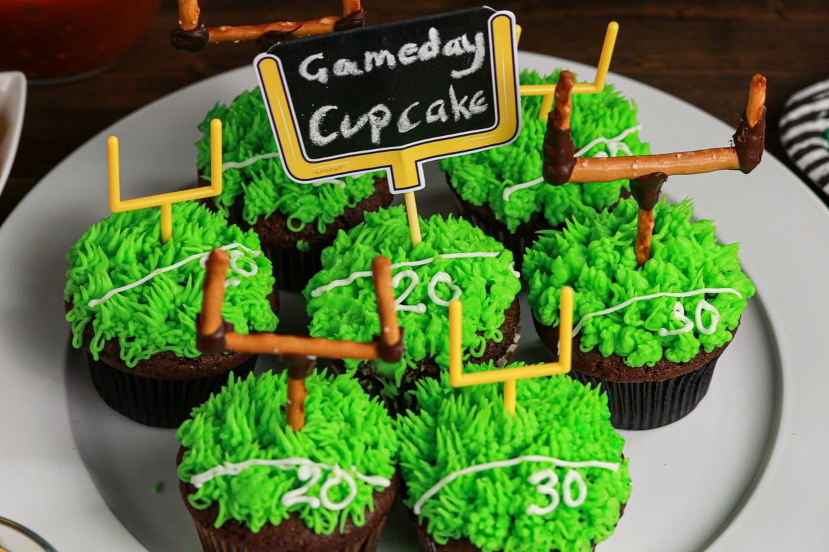Gluten-free Game Day Cupcakes