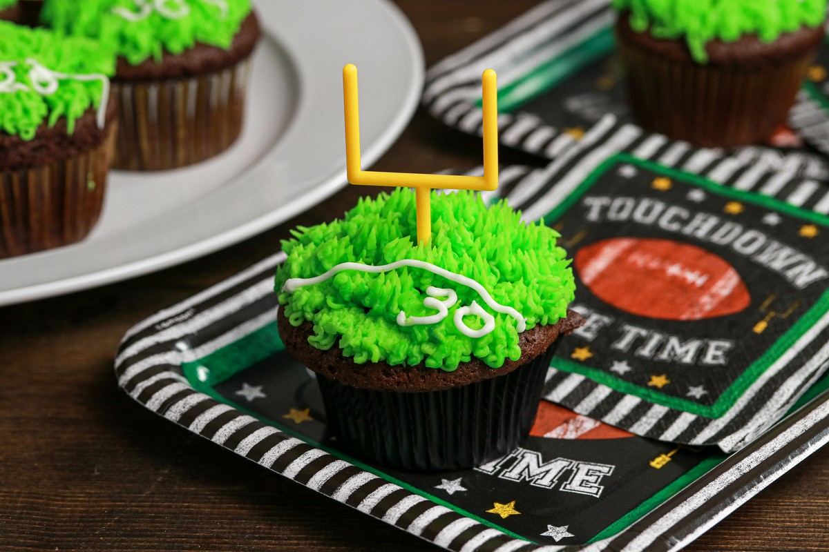 Gluten-Free Game Day Cupcakes