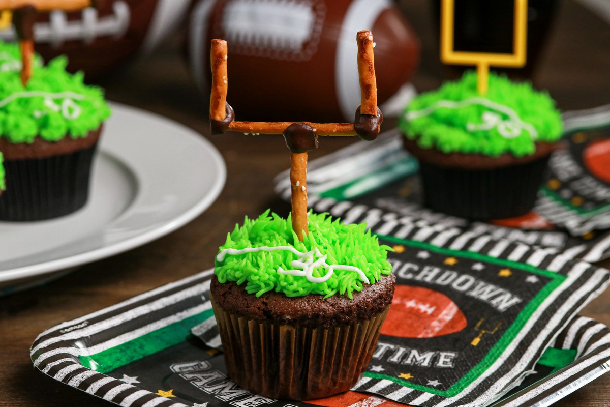 Gluten-Free Game Day Cupcakes