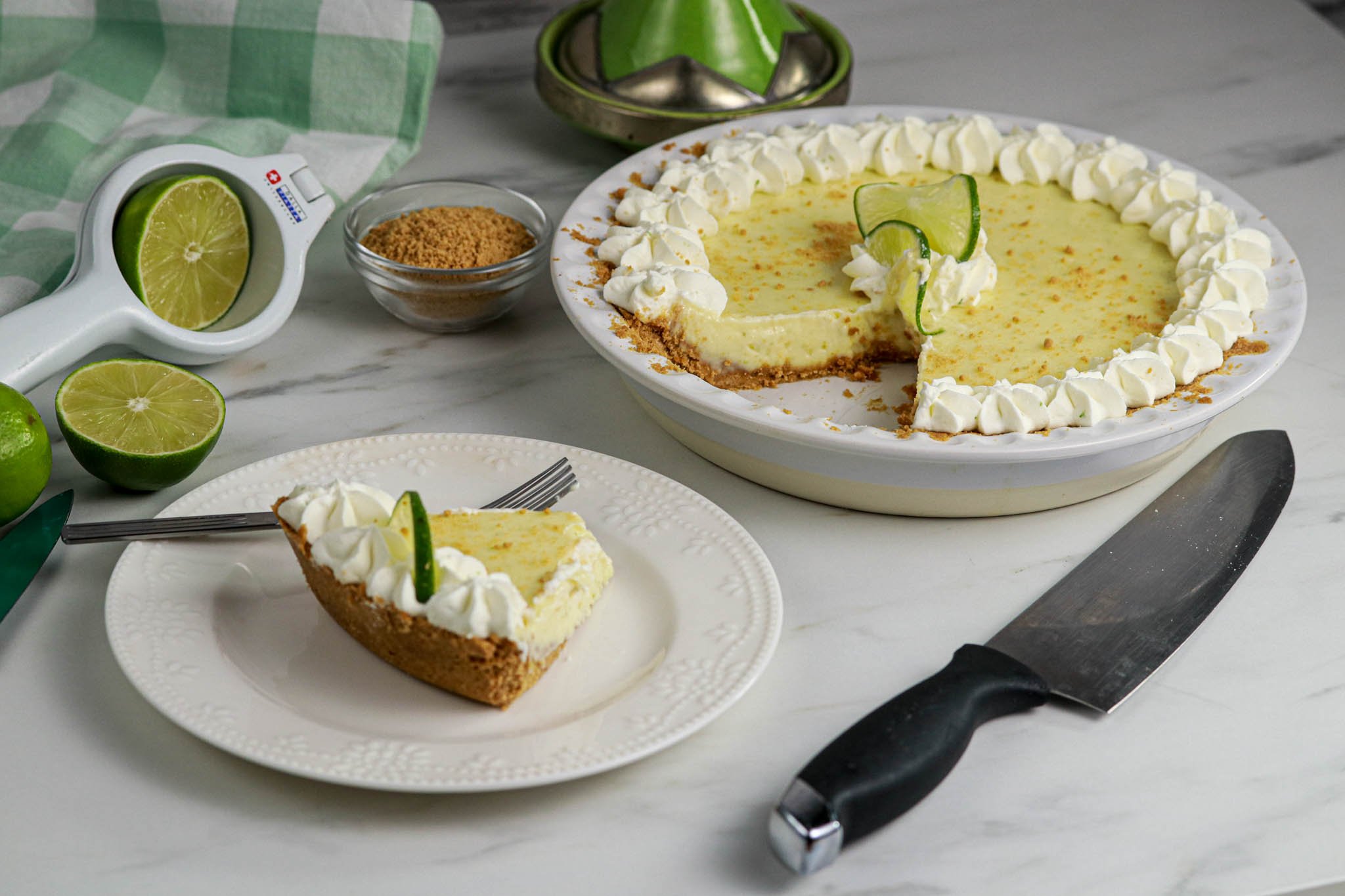 Lime Pie gluten-free Graham Crust