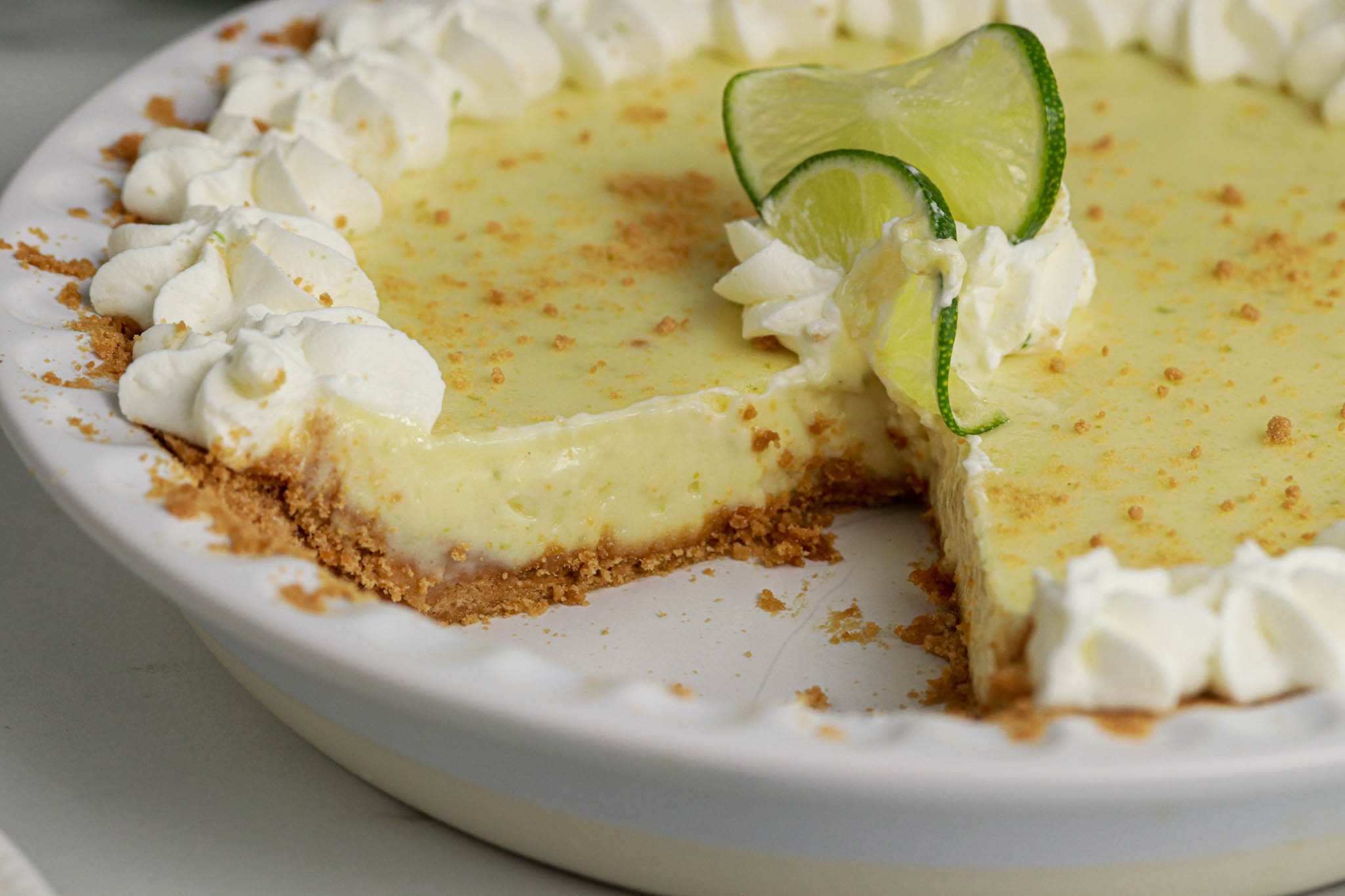 Lime Pie gluten-free Graham Crust