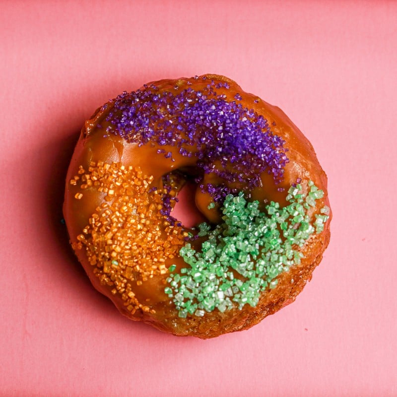 Gluten-free Mardi Gras Donuts
