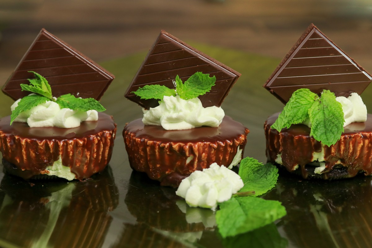 Mint Magic KinniTOOS Mini Cheesecakes