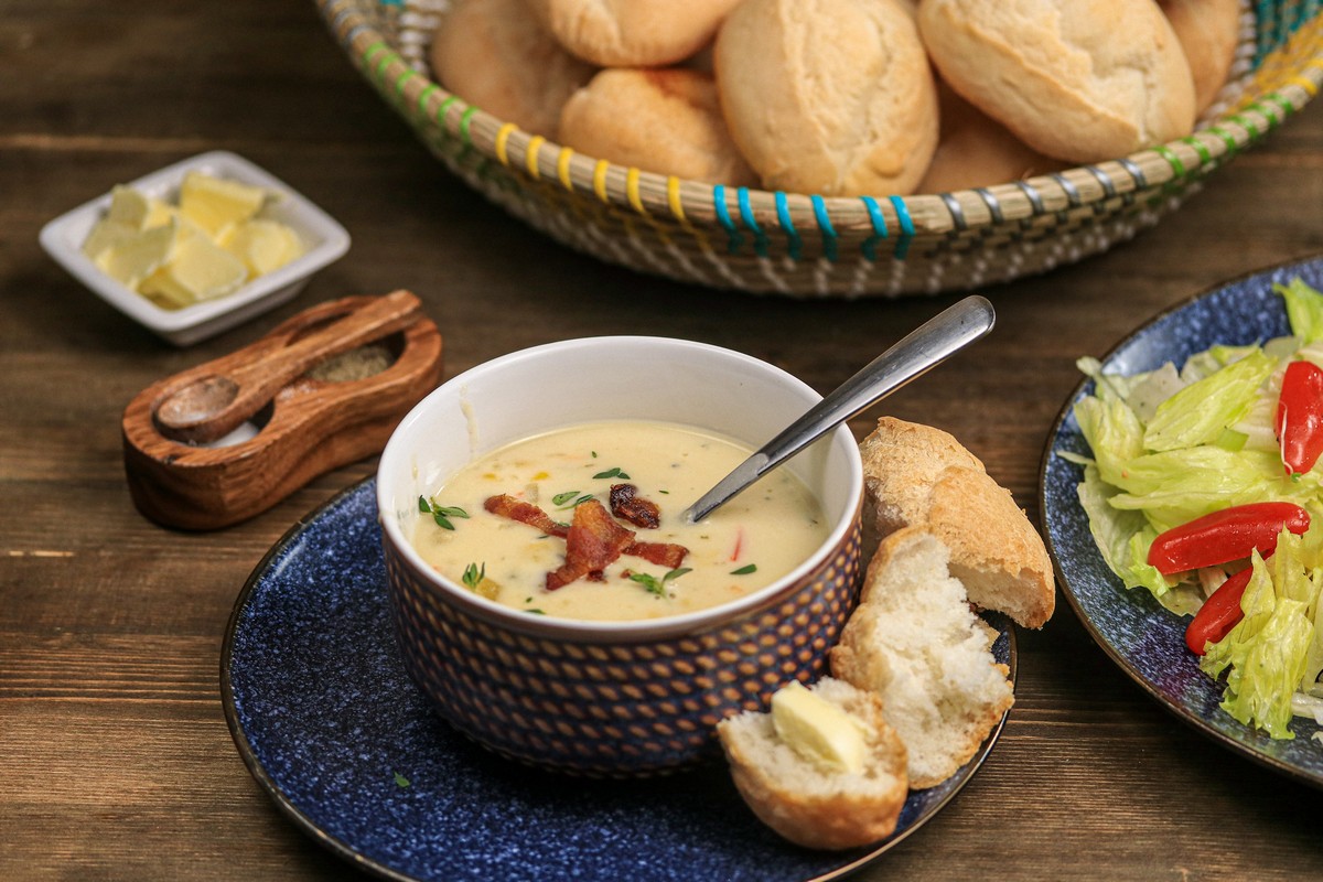gluten-free dinner rolls Corn Chowder Soup