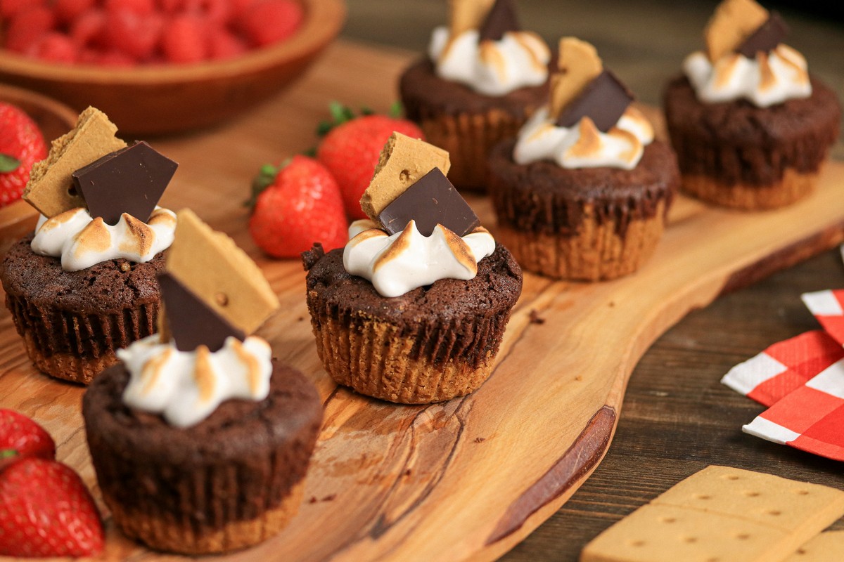 Smoreables Brownie Cupcakes gluten-free allergy friendly