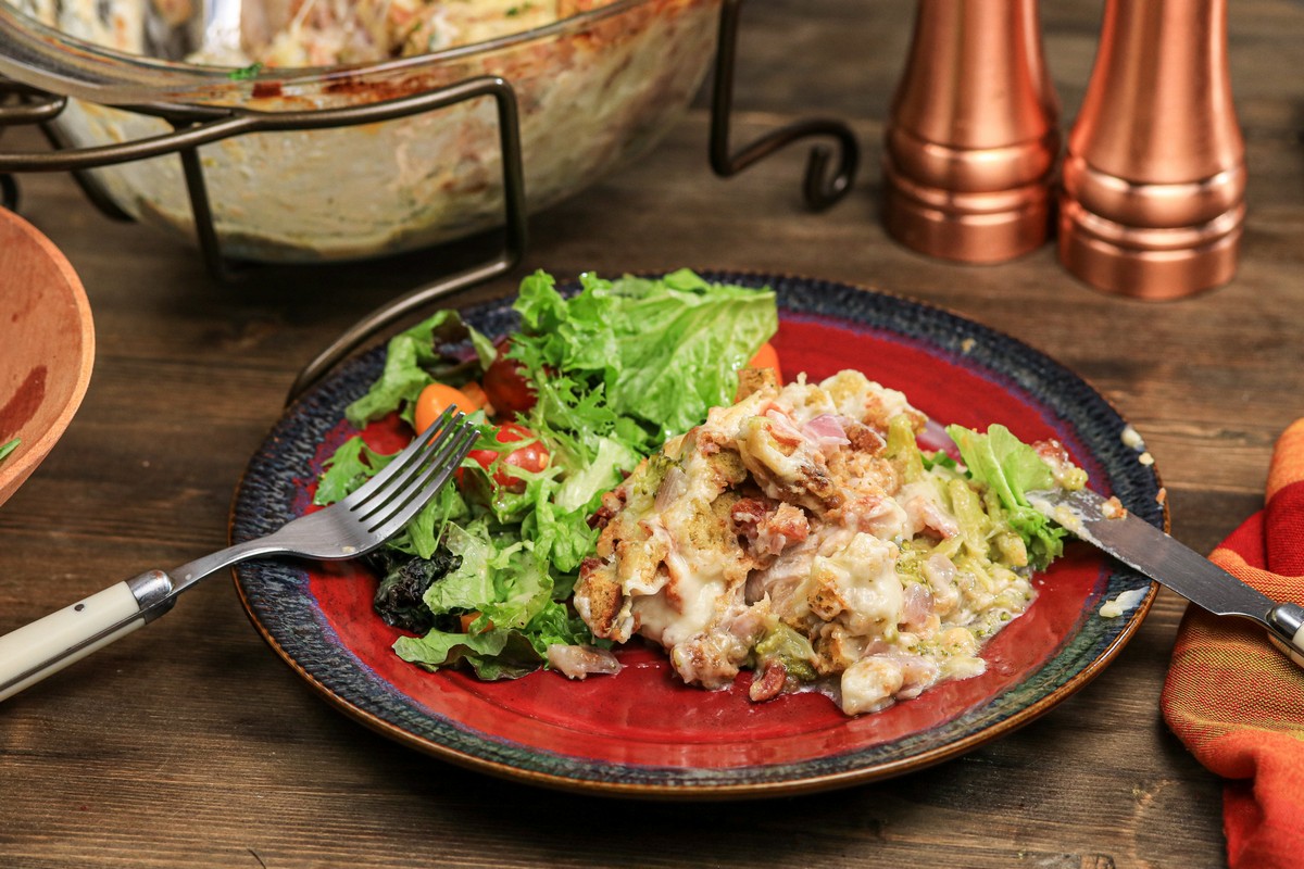 Gluten-free stuffing Chicken Broccoli Bake