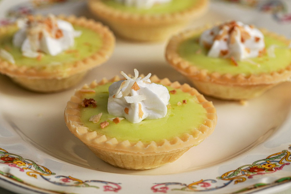 gluten-free tarts coconut lime