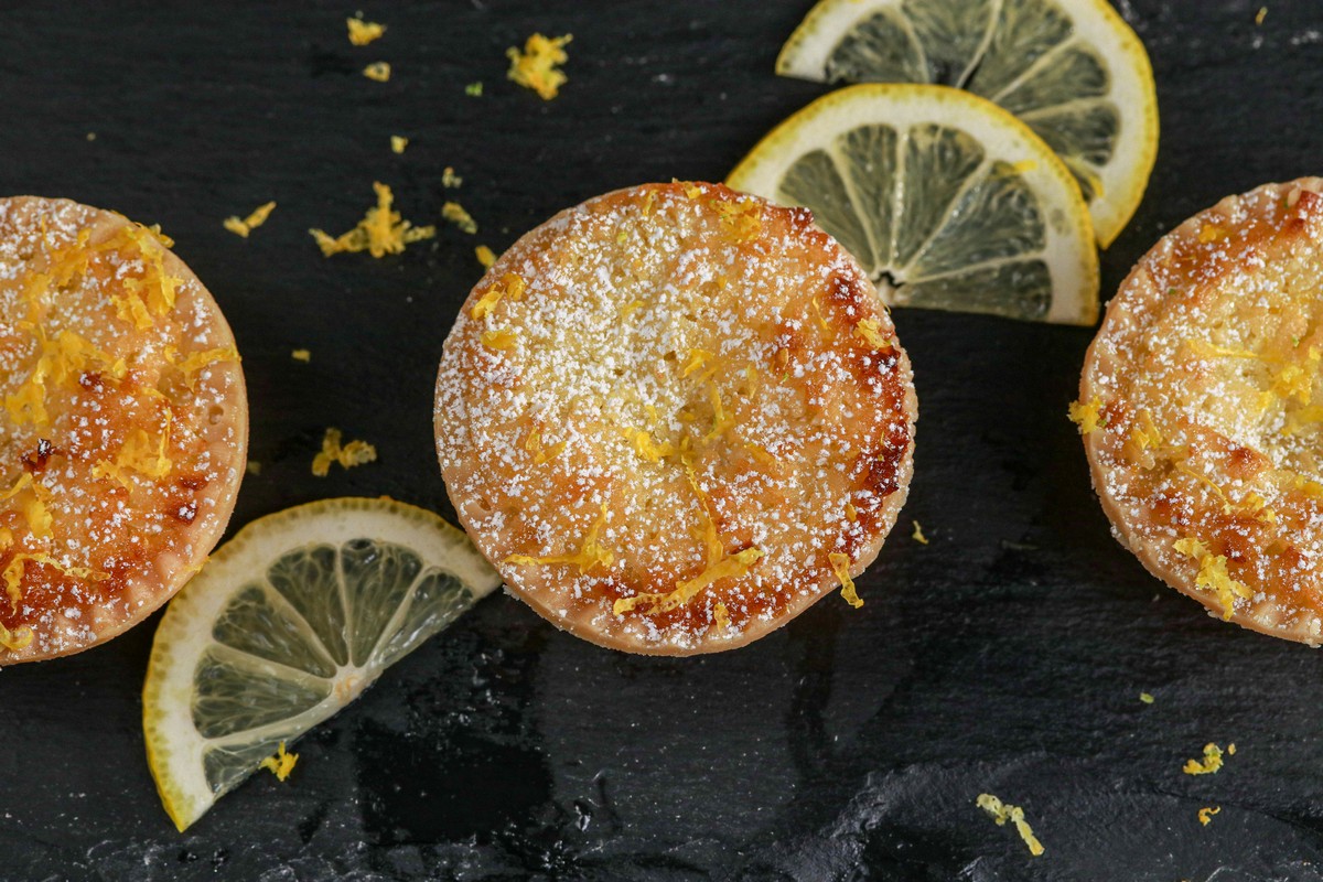 gluten-free lemon coconut tarts