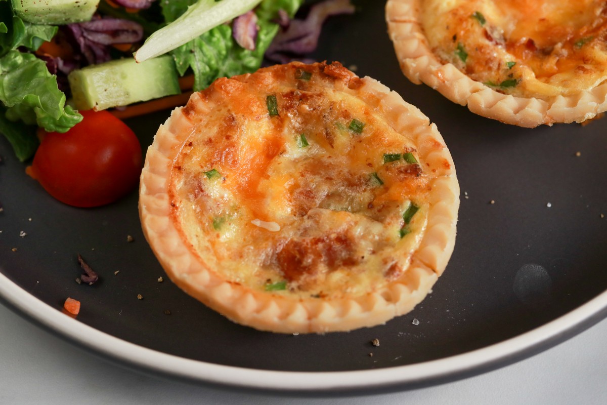 gluten-free quiche lorraine tarts