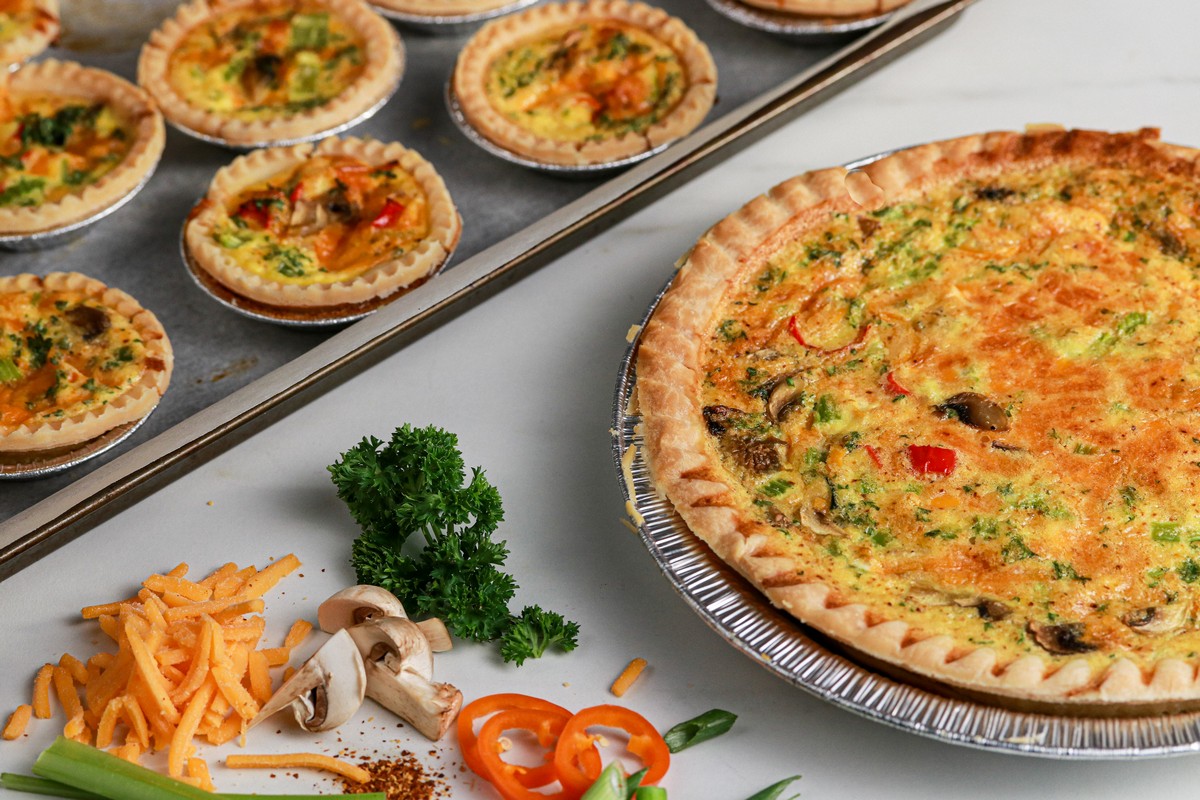 gluten-free vegetarian tarts and quiche