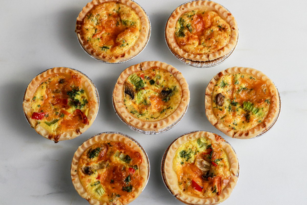 gluten-free vegetarian quiche tarts