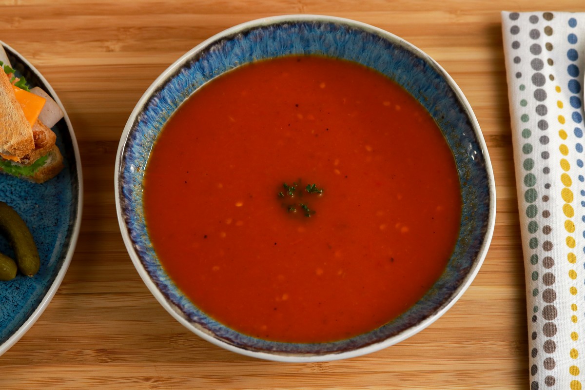 Gluten-free Tomato Bisque Soup no cream