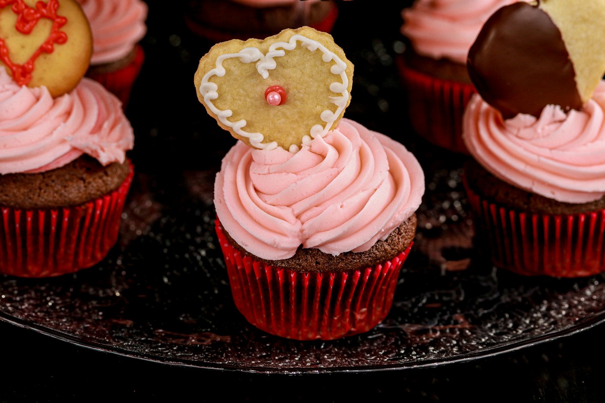 Gluten-free cupcakes Valentines Day