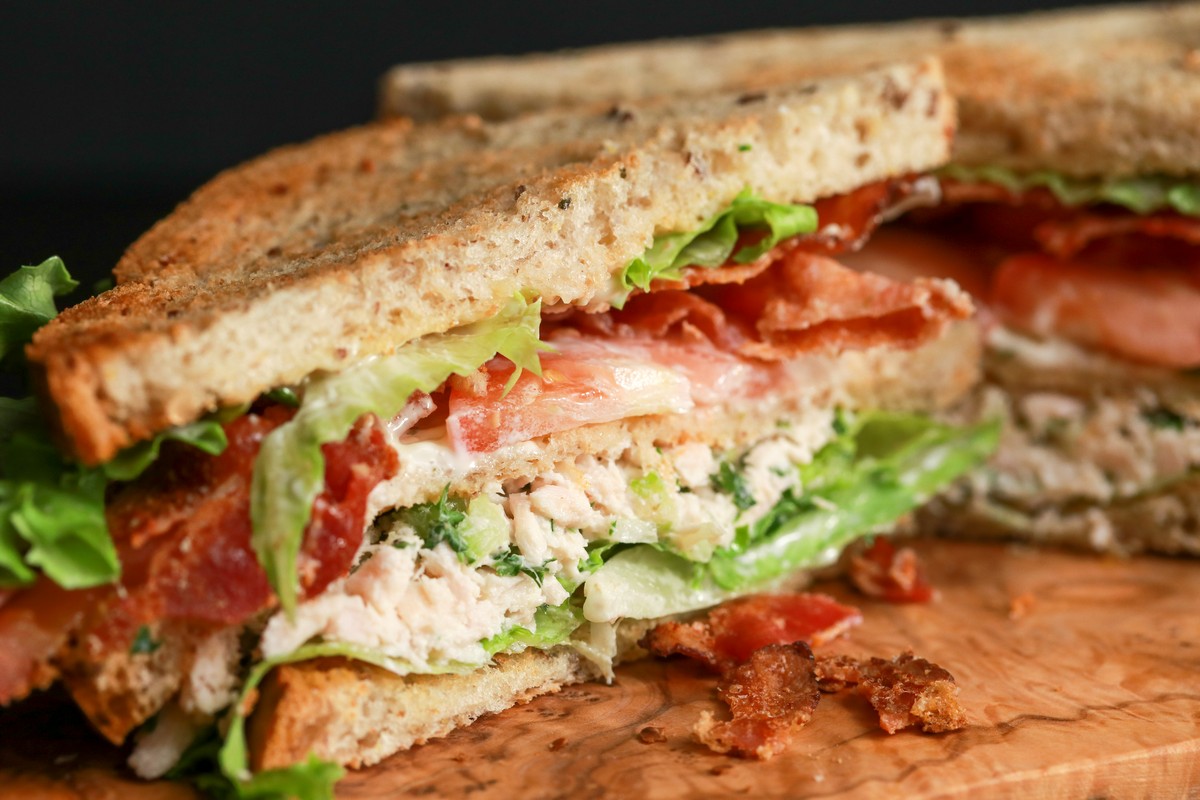 Gluten-free Wide Loaf Seeded Tuna Clubhouse Sandwich