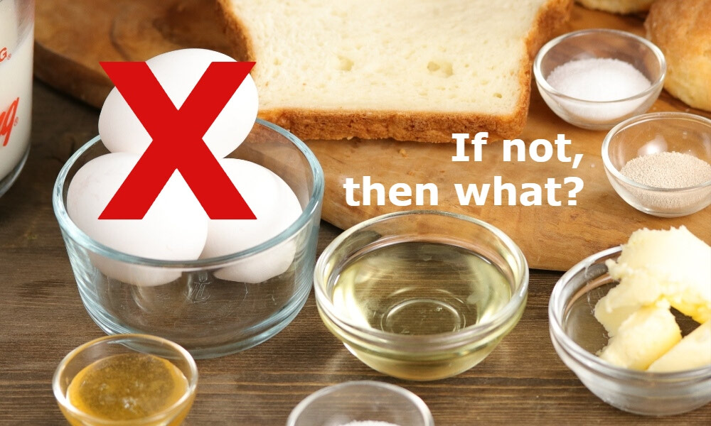 Egg replacers in glutenfree baking