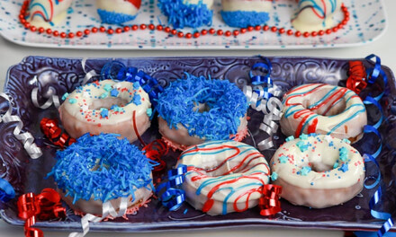Gluten-Free 4th of July Donuts 