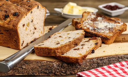 Gluten-Free Homemade Cinnamon Raisin Bread 