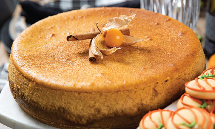 Gluten-Free Pumpkin Spice Cheesecake