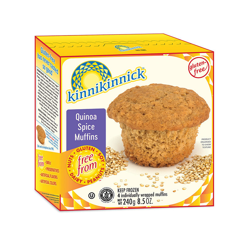 Quinoa Spice Muffins Kinnikinnick Foods